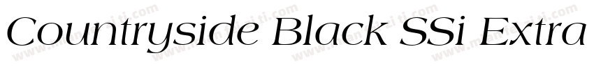 Countryside Black SSi Extra Bold字体转换